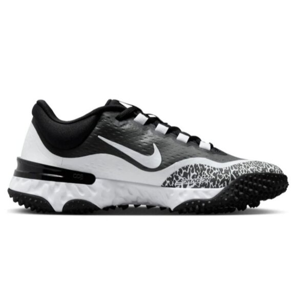 New! Size: 5.5 Women Nike Alpha Huarache Elite 4 TF Black/Iron Grey/White - Picture 6 of 6